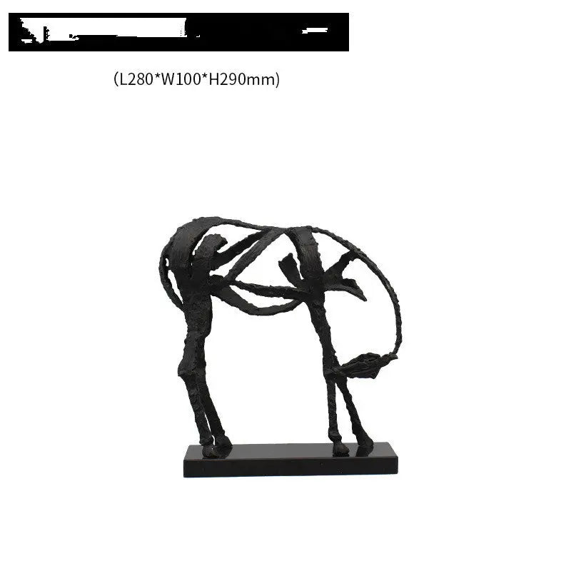 Modern Cast Iron and Marble Desktop Decorations. Londecor