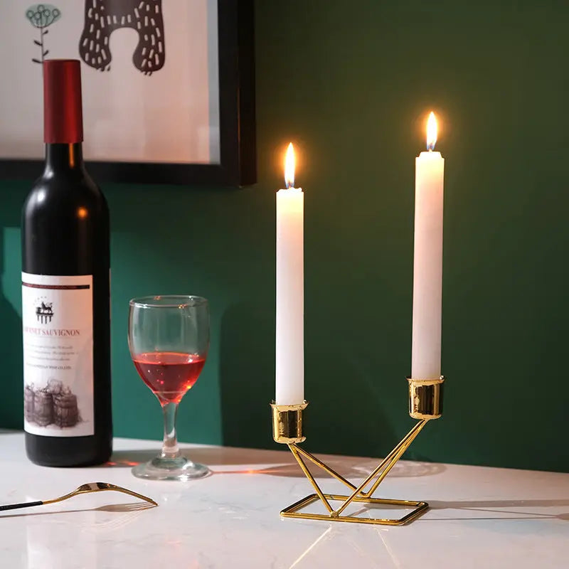 Candlelight Dinner Props Candle Holder Ornaments Londecor