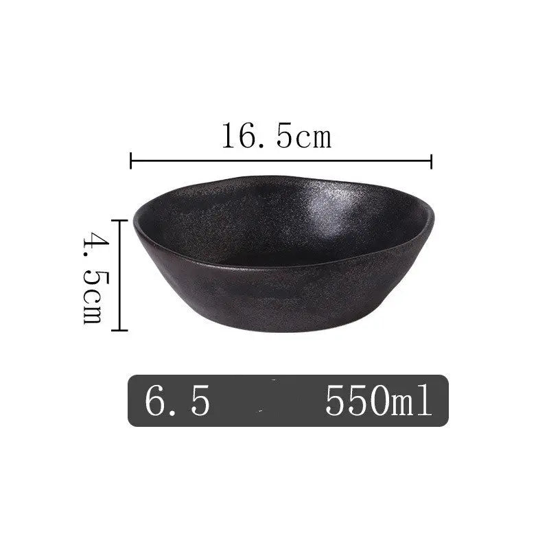 Kiln Into Ceramic Tableware Creative Hotel Steak Plate Londecor