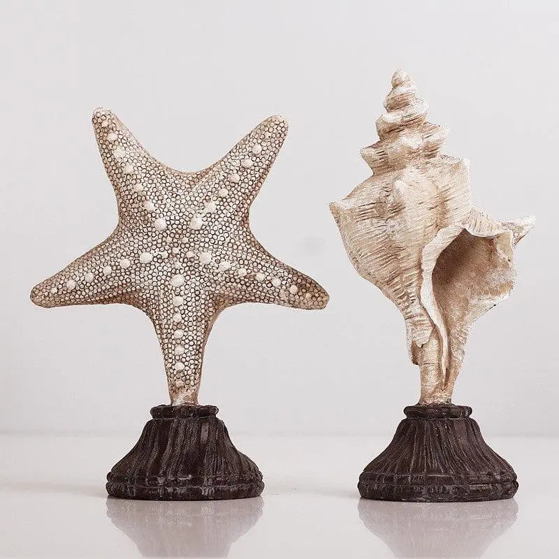 Resin Shell Ornament-Beach House - Londecor