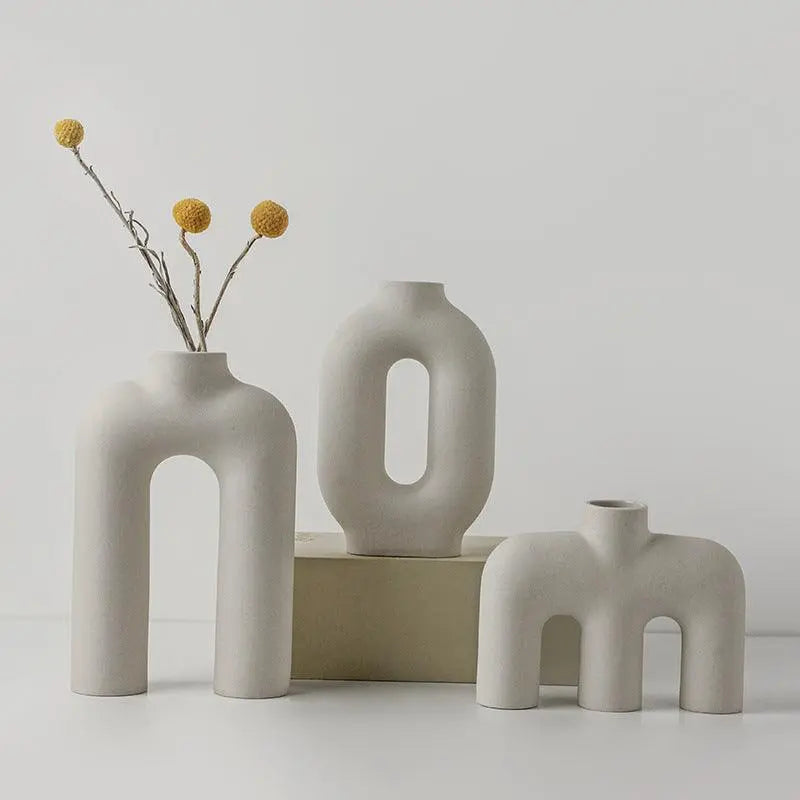 Minimalist Dried Flower Arrangement Vase - Londecor