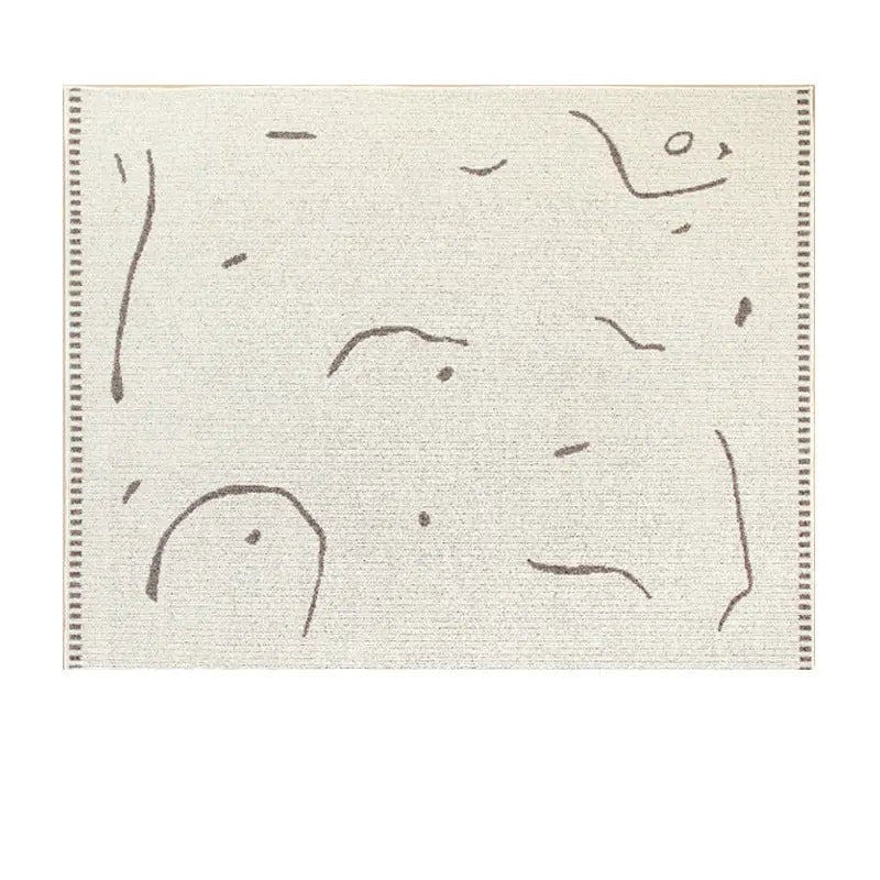 Japanese and Korean Style Geometric Abstraction Carpet - Luxurious Collection Londecor