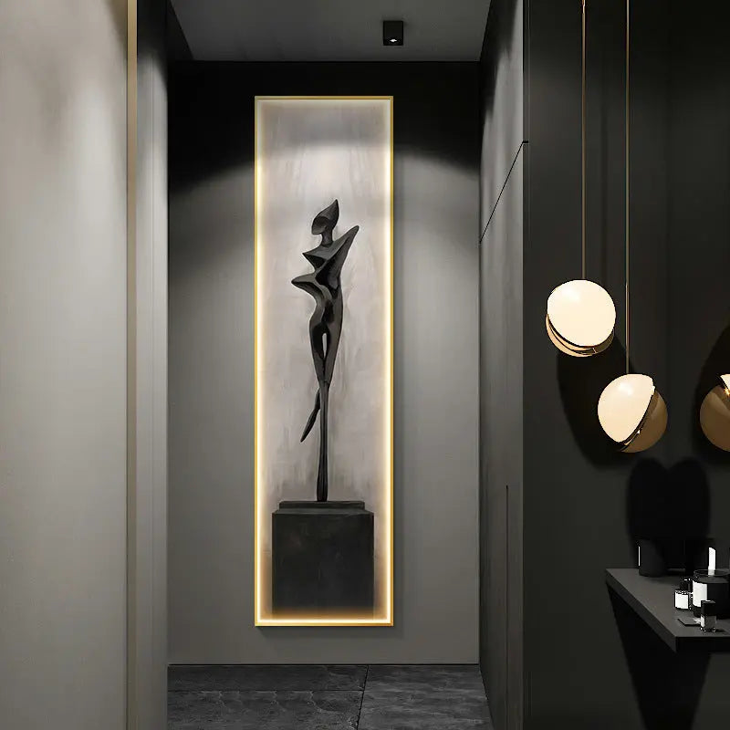 Luxury Led Luminous Entryway Decorative Painting Londecor