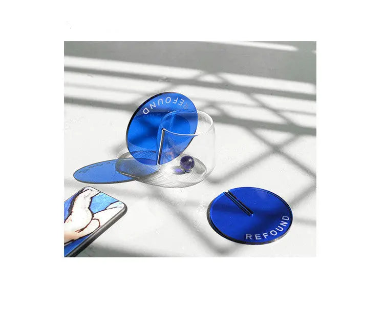 Colorful Acrylic Round Coaster Londecor