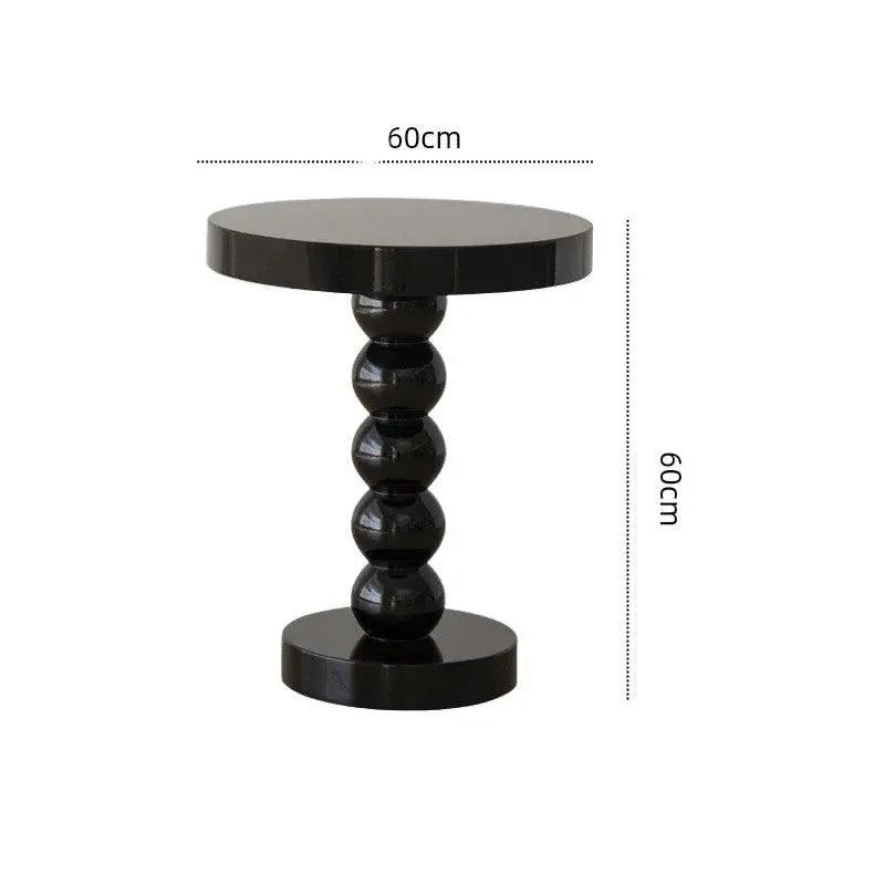 Vintage Solid Wood Round Side Table - Londecor