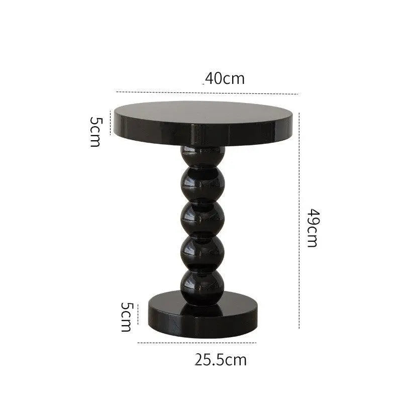 Vintage Solid Wood Round Side Table - Londecor