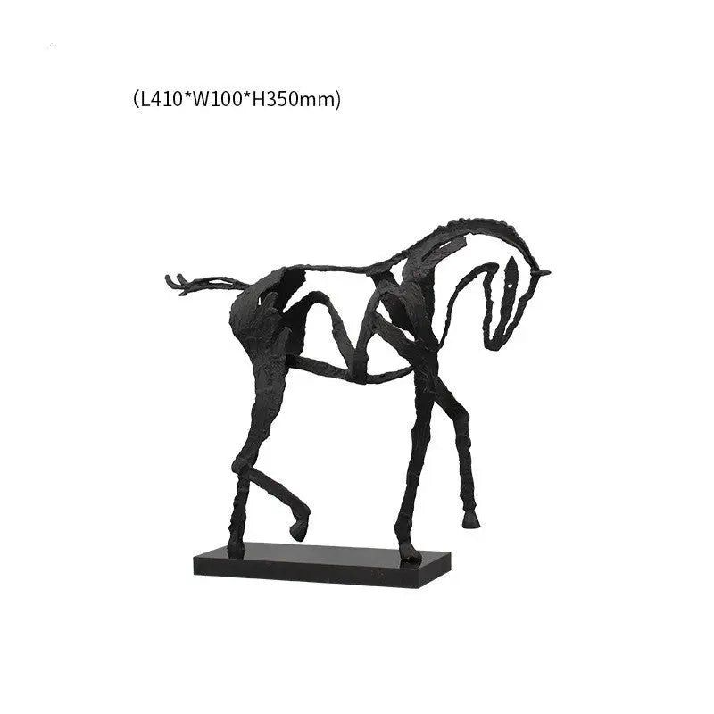 Modern Cast Iron and Marble Desktop Decorations. Londecor