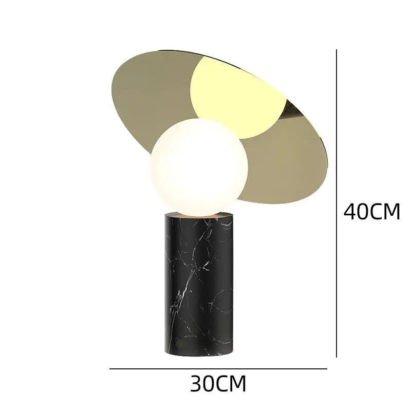 Table Lamp Designer Bedroom Bedside Marble Decoration - Londecor