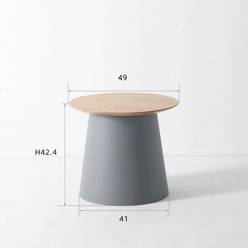 Simple Solid Round Coffee Table - Londecor