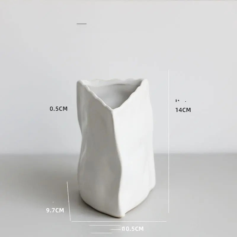 Nordic Irregular Art Ceramic Vase Decoration - Londecor