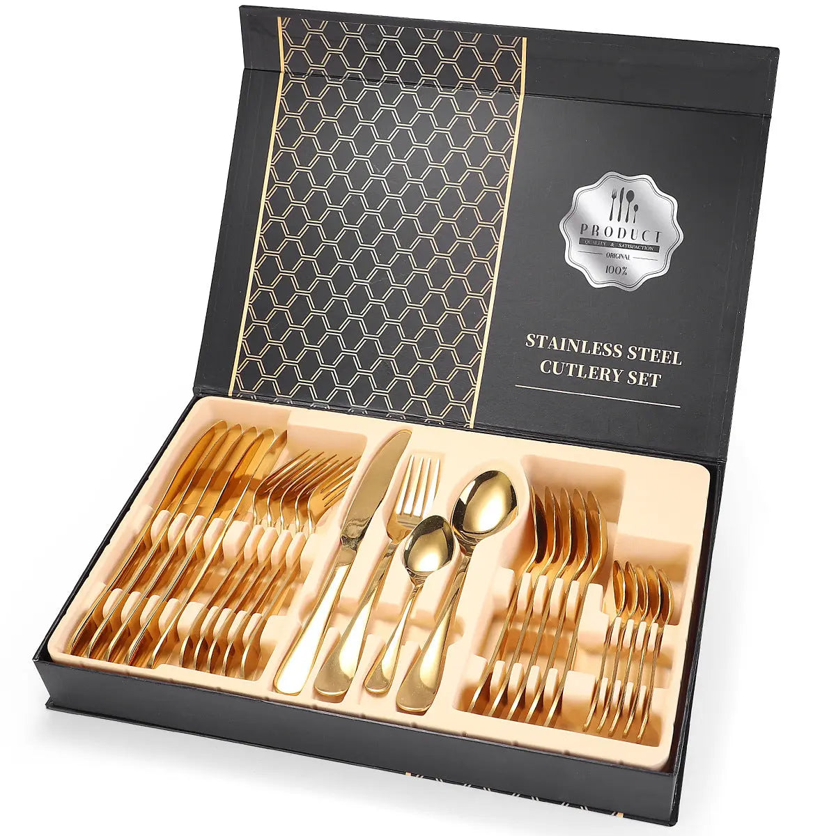 perfect gift 24 Pcs Cutlery Set Londecor