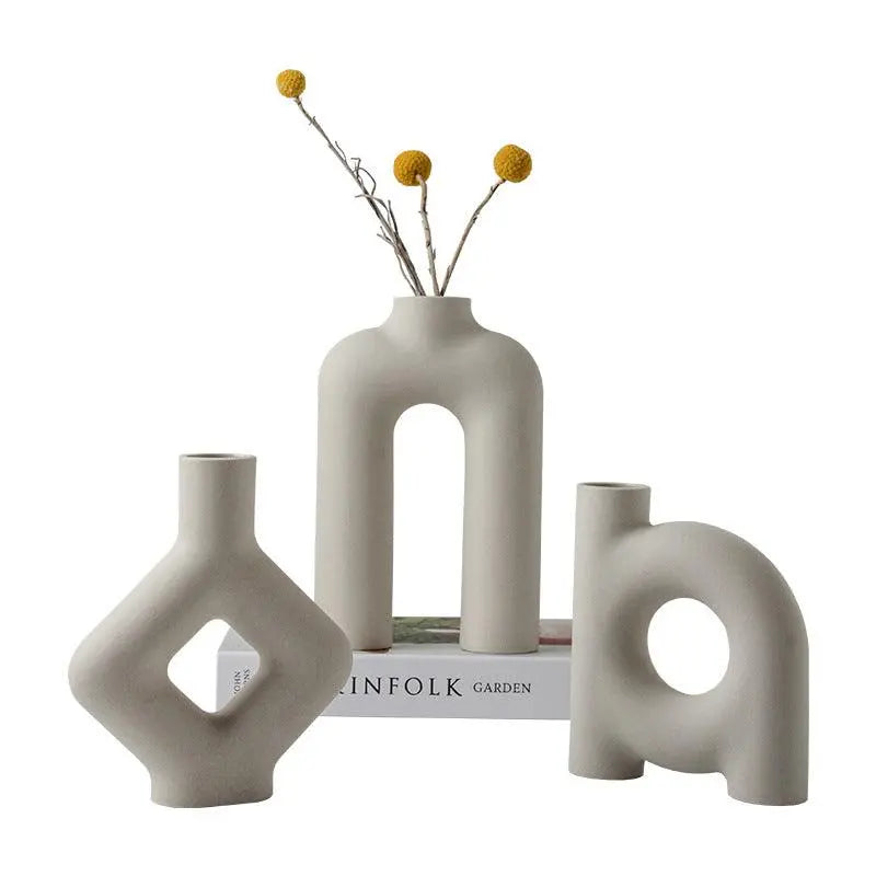 Minimalist Dried Flower Arrangement Vase - Londecor