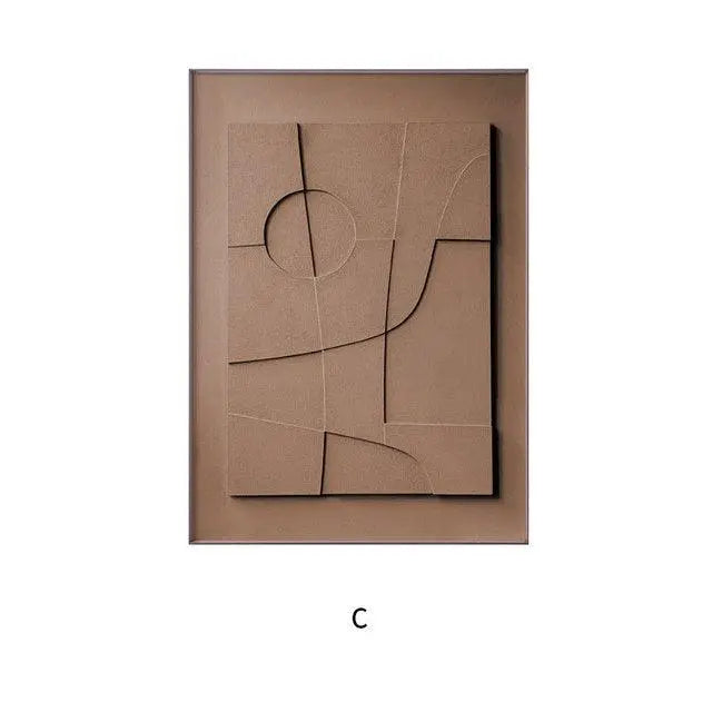 Geometric Abstract Wall Art Canvas Painting - Londecor