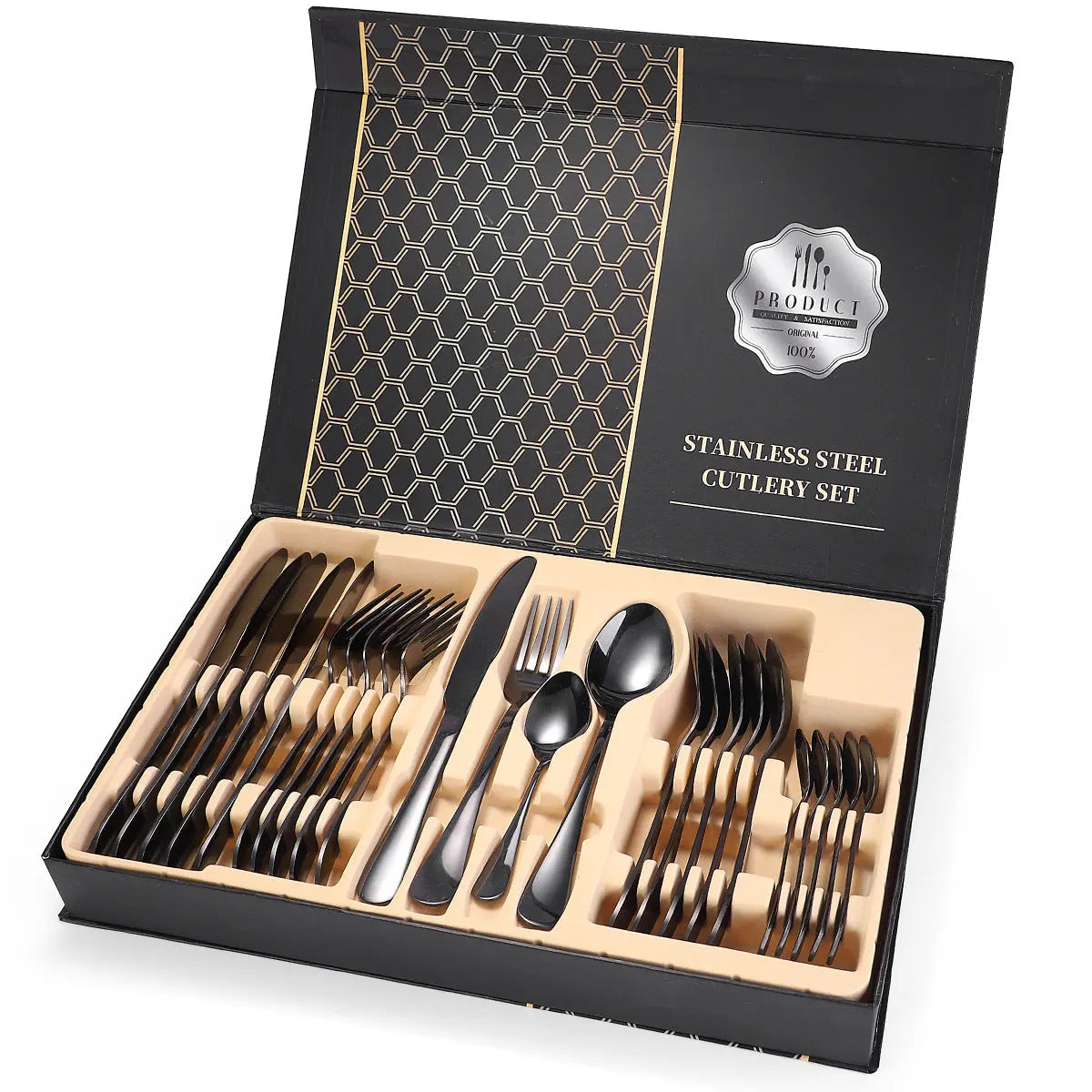 perfect gift 24 Pcs Cutlery Set Londecor