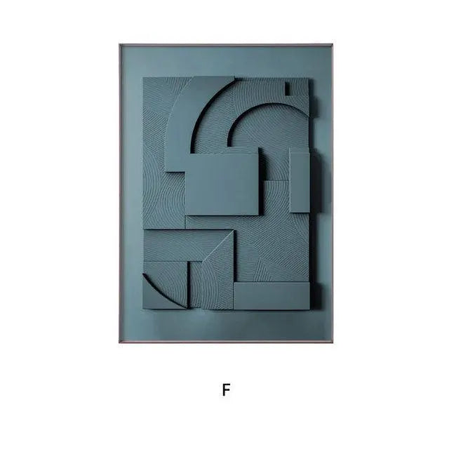 Geometric Abstract Wall Art Canvas Painting - Londecor