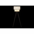Floor Lamp DKD Home Decor Natural Black Metal Palms Polyester Colonial (60 x 60 x 129 cm)-2
