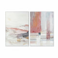 Painting DKD Home Decor 82,5 x 4,5 x 122,5 cm Abstract Urban (2 Units)-0