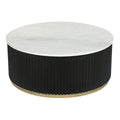 Centre Table DKD Home Decor Metal Marble (80 x 80 x 40 cm)-0