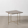Centre Table Marble Iron 50 x 50 x 45 cm-1
