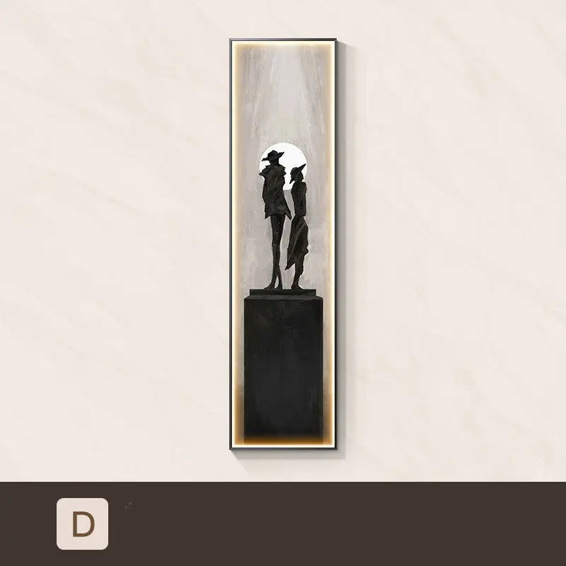 Luxury Led Luminous Entryway Decorative Painting Londecor