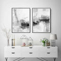 Nordic Simple Gray Abstract Texture Decorative Painting Londecor