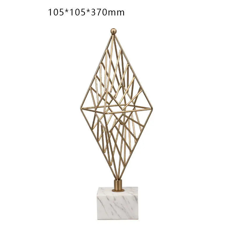 Modern Cast Iron and Marble Desktop Decorations. Londecor