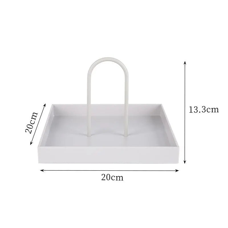 Round Tray with Handle. - Londecor
