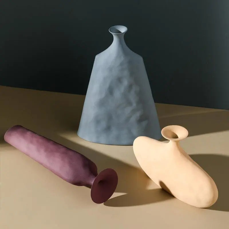 Geometrical Ceramic Vases. - Londecor