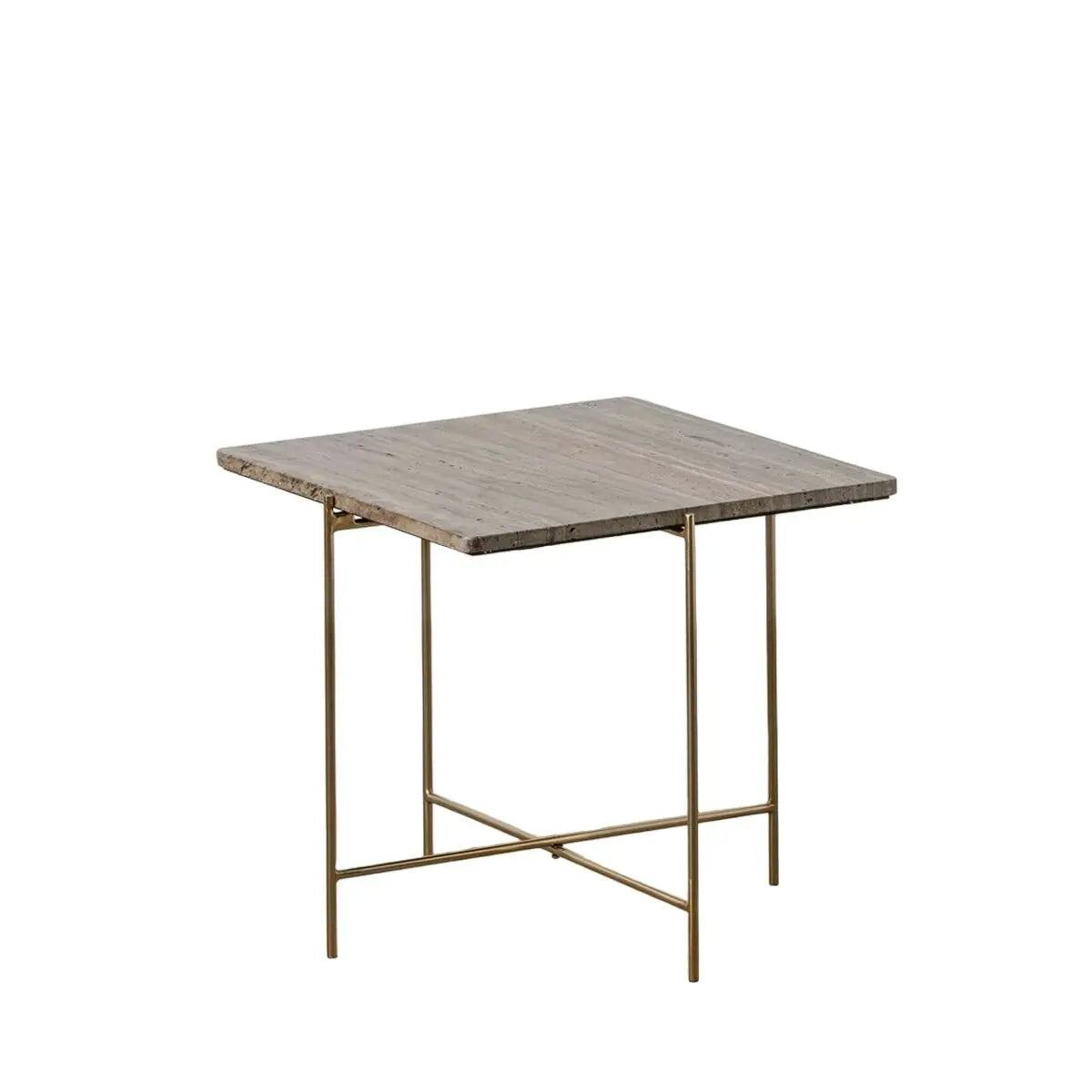 Centre Table Marble Iron 50 x 50 x 45 cm-0