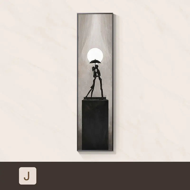 Luxury Led Luminous Entryway Decorative Painting Londecor