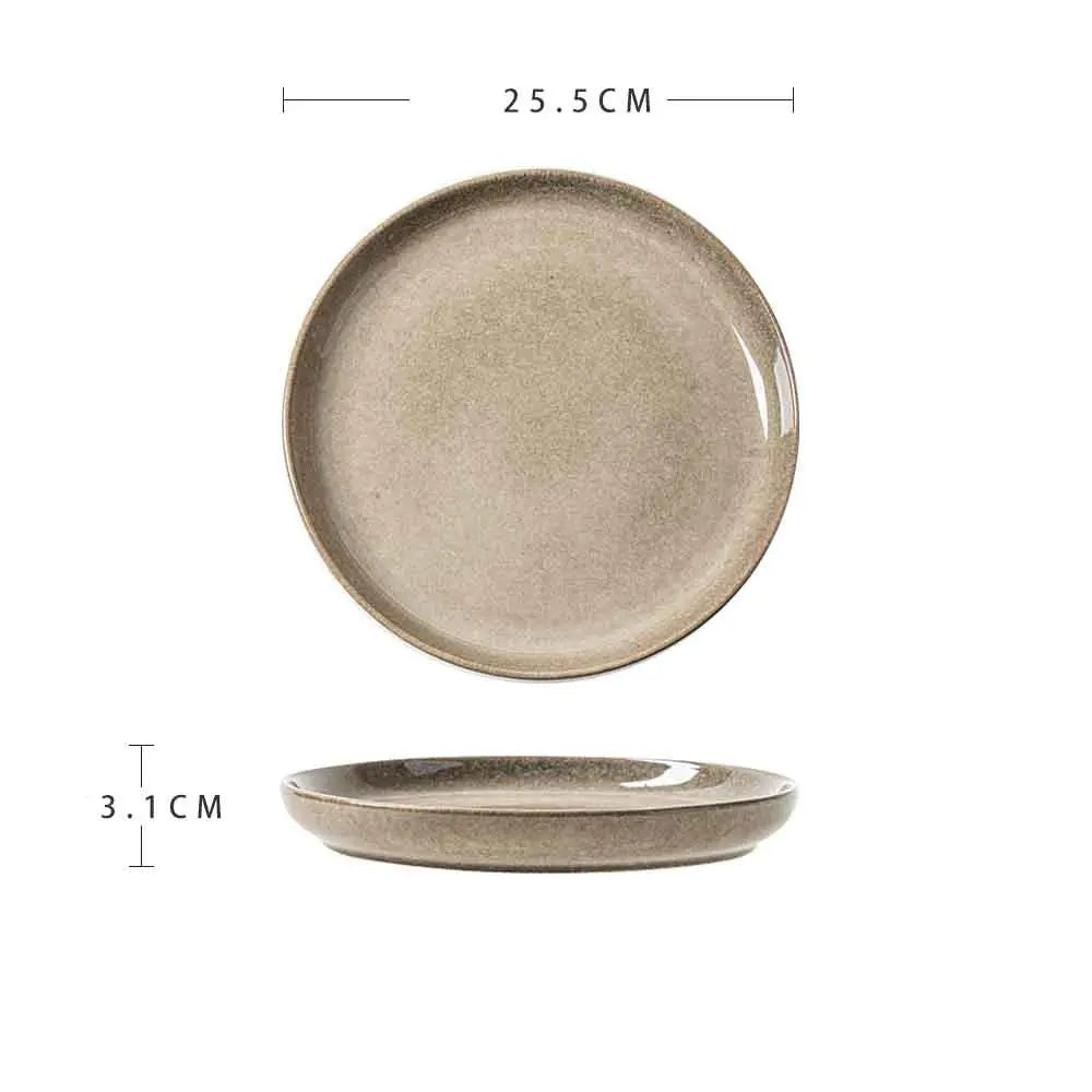 Vintage Style Ceramic Dinner Plate Londecor