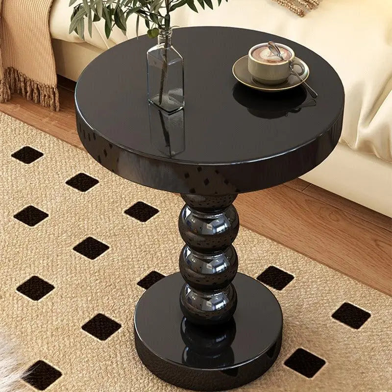 Vintage Solid Wood Round Side Table - Londecor