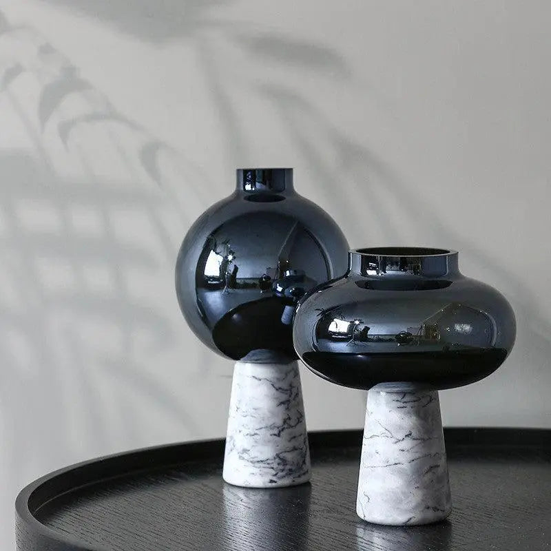Marble Glass Vase - Londecor