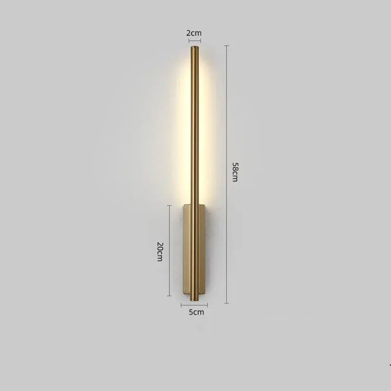 Minimalist Golden Line Wall Lamp - Londecor