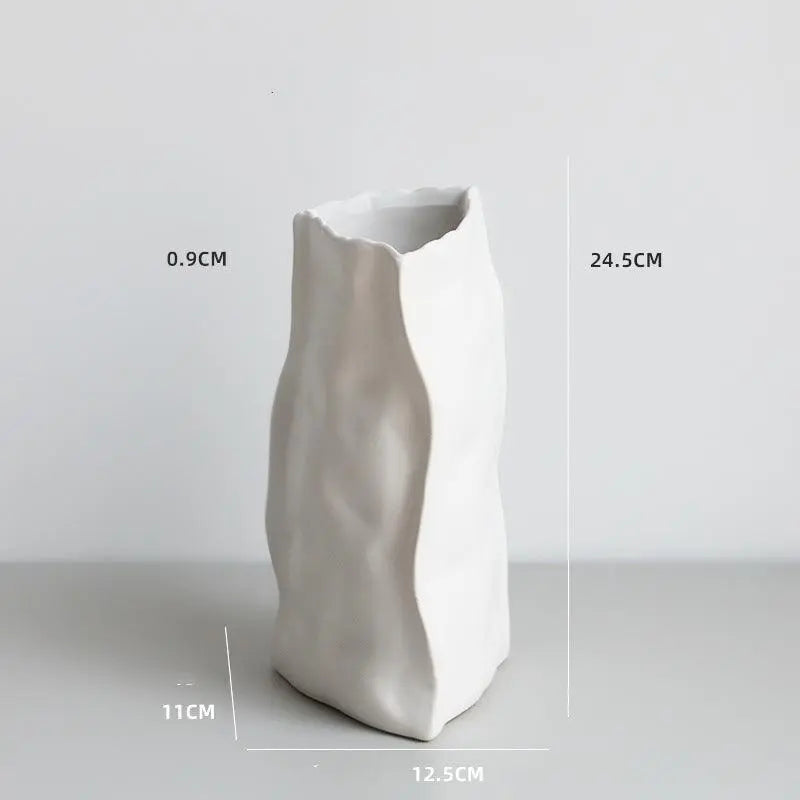 Nordic Irregular Art Ceramic Vase Decoration - Londecor