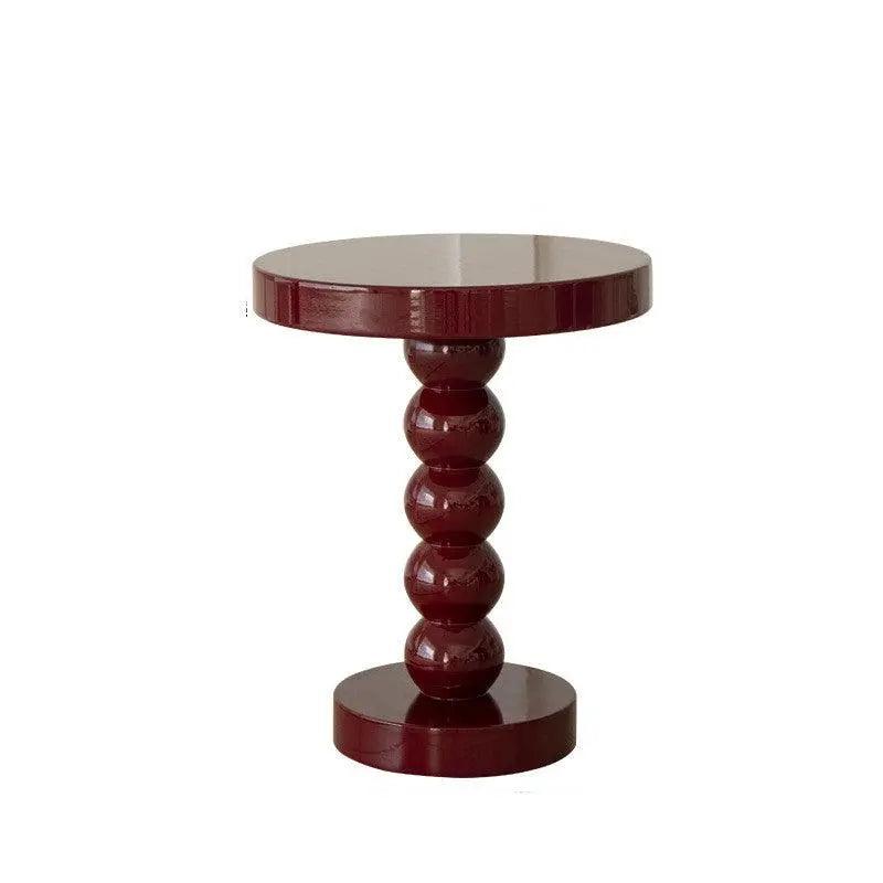 Vintage Solid Wood Round Side Table - Londecor