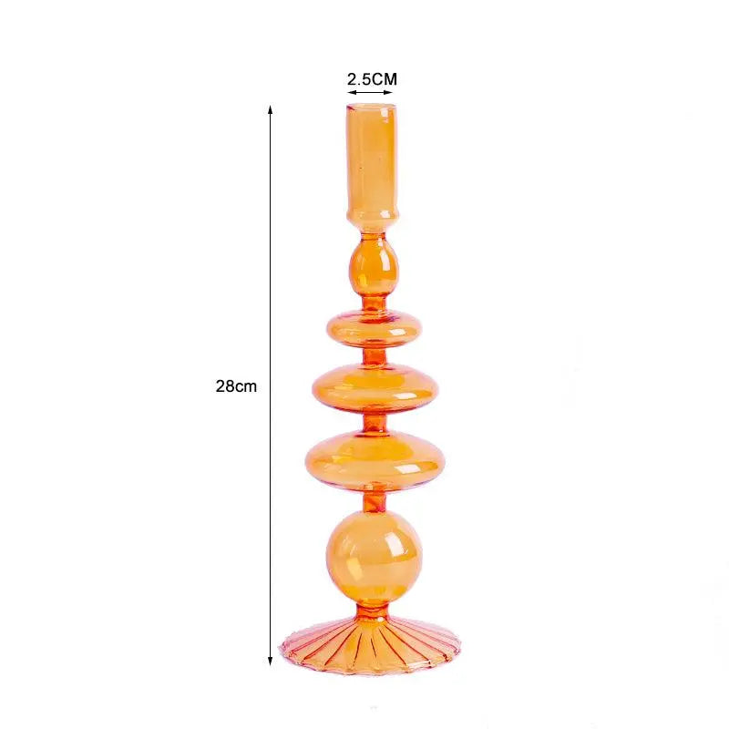 Glass Candle Holder Decoration - Londecor