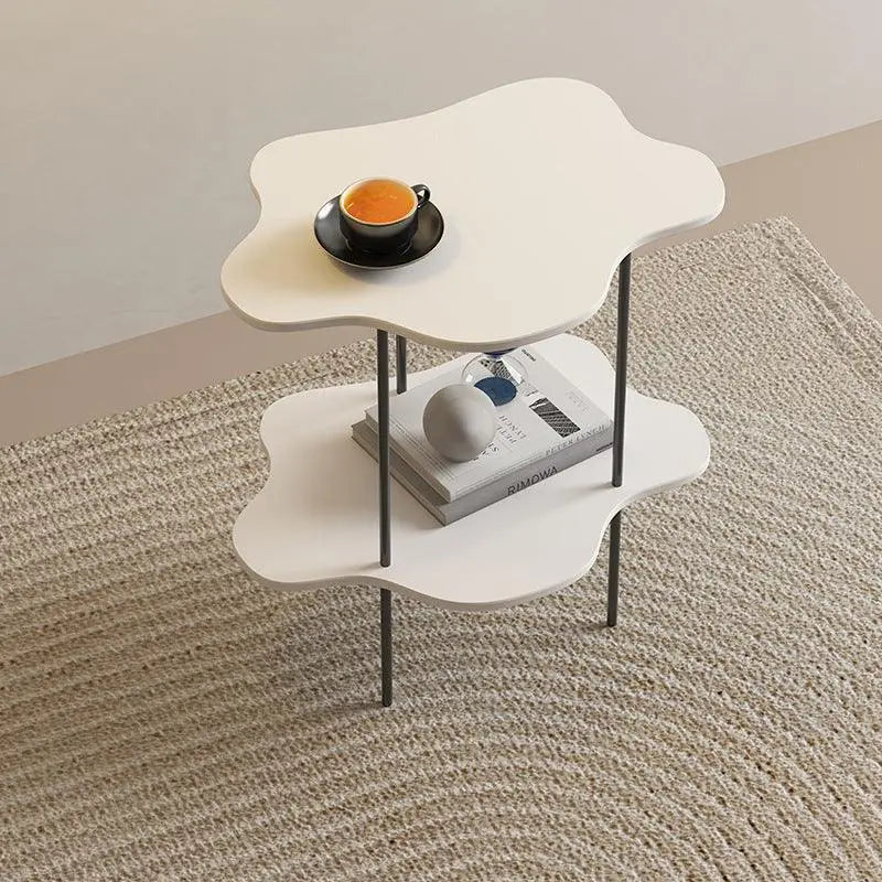 Cloud Side Table Polygonal Shaped Modern Minimalist Shelf - Londecor