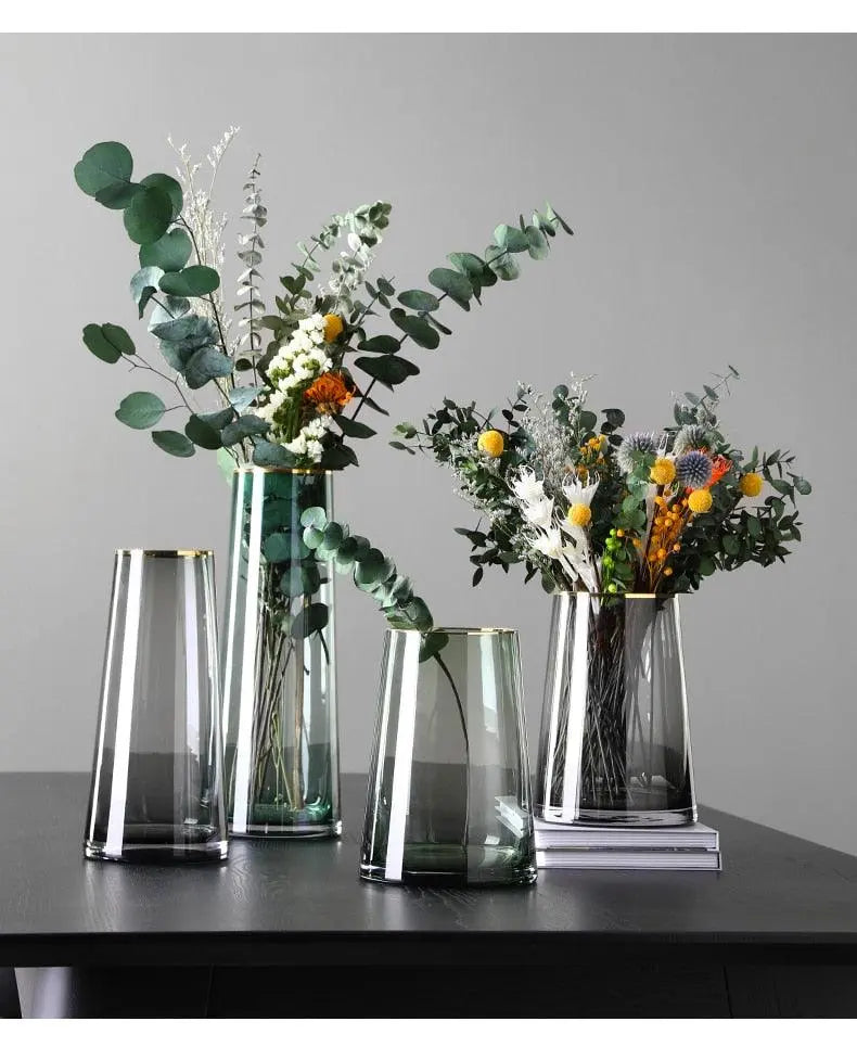 Glass Vase Creative Transparent Vase - Londecor