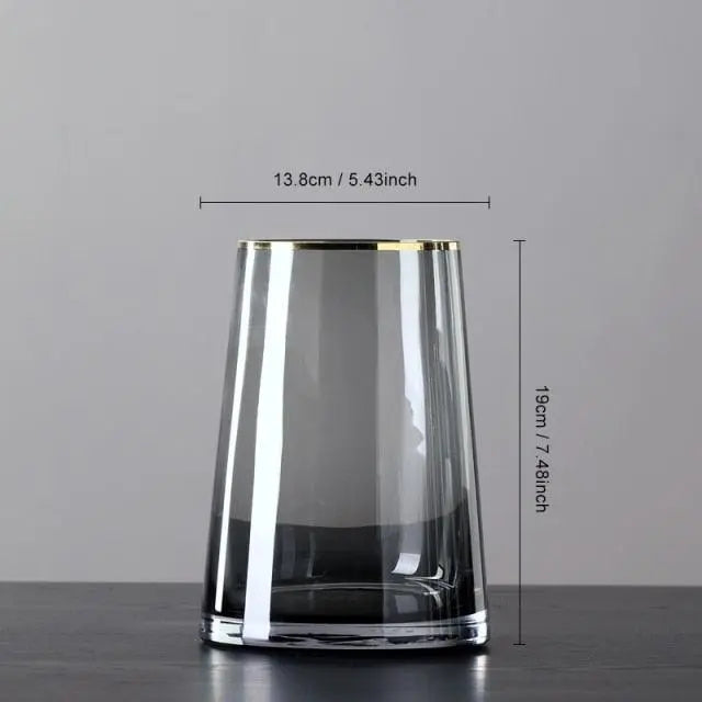 Glass Vase Creative Transparent Vase - Londecor